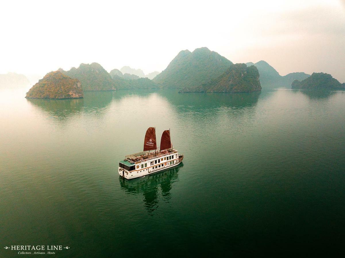 הלונג Heritage Line Violet Cruise - Halong Bay & Lan Ha Bay מראה חיצוני תמונה