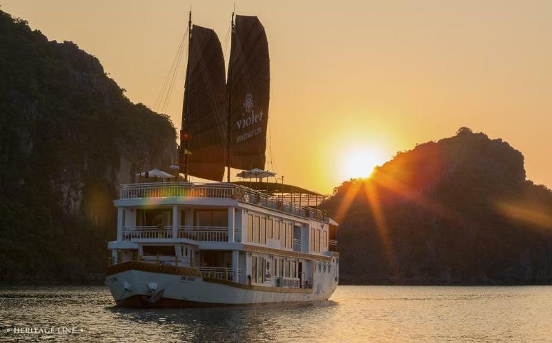 הלונג Heritage Line Violet Cruise - Halong Bay & Lan Ha Bay מראה חיצוני תמונה